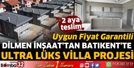 Dilmen İnşaat’tan Batıkent’te Ultra Lüks Villa Projesi 