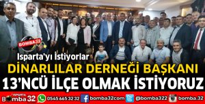 DİNARLILAR DERNEĞİ İFTARDA BULUŞTU
