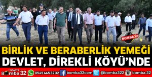 DİREKLİ’DE BİRLİK VE BERABERLİK YEMEĞİ
