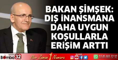 Dış finansmana daha uygun koşullarla erişim arttı