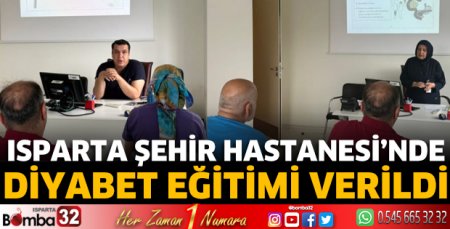 Diyabet eğitimi verildi