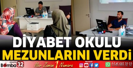 Diyabet Okulu mezunlarını verdi