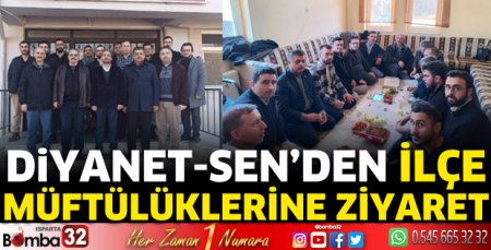 Diyanet-Sen'den ilçe müftülüklerine ziyaret