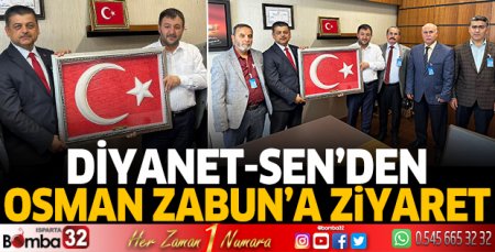 DİYANET-SEN'den Osman Zabun'a ziyaret
