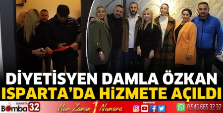 Diyetisyen Damla Özkan hizmete açıldı