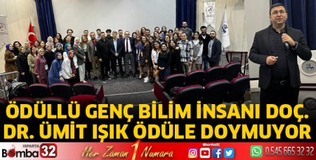 Doç. Dr. Ümit Işık Ödüle Doymuyor