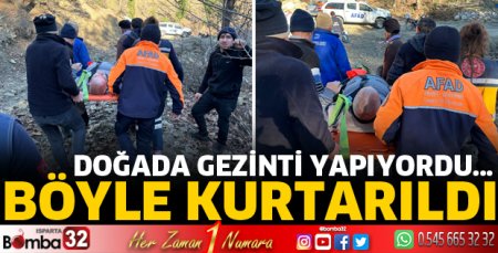 Doğa gezintisi hastanede bitti