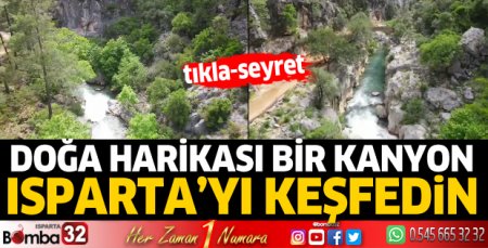 Doğa harikası bir kanyon