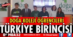 DOĞA KOLEJİ ÖĞRENCİLERİ TÜRKİYE BİRİNCİSİ