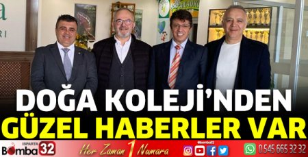 Doğa Koleji’nden güzel haberler var