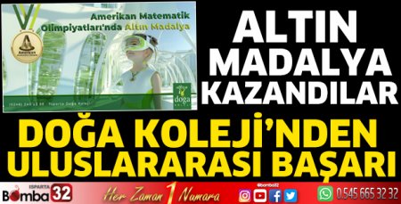 Doğa Koleji'nden uluslararası başarı