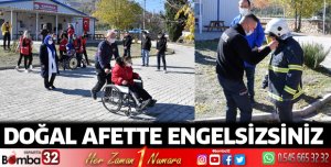 Doğal afette engelsizsiniz