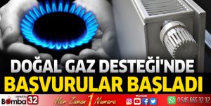 Doğal Gaz Tüketim Desteği'nde başvurular başladı