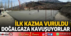 Doğalgaz Çalışmaları Başladı