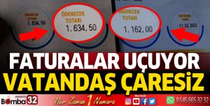 Doğalgaz faturaları uçuyor