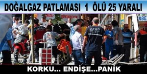 Doğalgaz Patlaması  1 Ölü 25 Yaralı