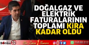 Doğalgaz ve elektrik faturası tepkisi