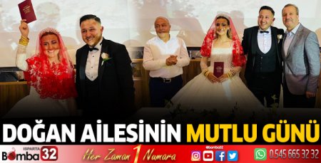 Doğan ailesinin mutlu günü