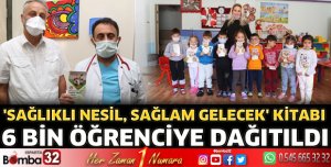Doğru Beslenme Rehberi kitabı öğrencilere dağıtıldı