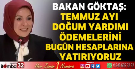 Doğum yardımı ödemeleri hesaplara yatırılıyor