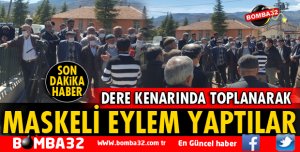 DOKTOR MASKESİ İLE EYLEM YAPTILAR