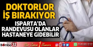 Doktorlardan iş bırakma eylemi