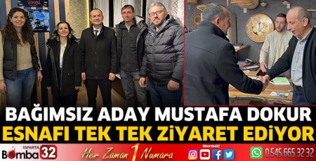 Dokur’dan esnaf ziyareti 