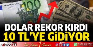 Dolar rekor kırdı