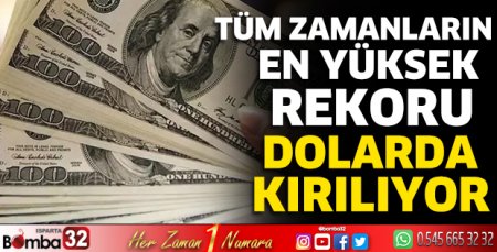 Dolar rekora doymuyor