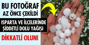 DOLU YAĞIŞI BAŞLADI