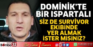 DOMİNİK’TE BİR ISPARTALI
