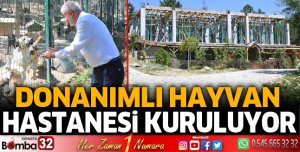 Donanımlı Hayvan Hastanesi kuruluyor