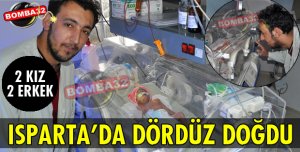 DÖRDÜZ BEBEKLERİ OLDU