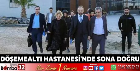 Döşemealtı Hastanesi'nde sona doğru