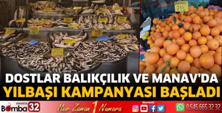 Dostlar Balıkçılık ve Manav’da yılbaşı kampanyası başladı