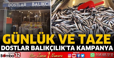 Dostlar Balıkçılık'ta kampanya 