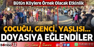 Doyasıya eğlendiler