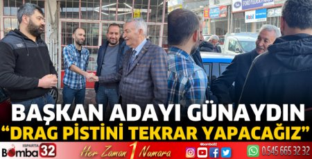 Drag pistini tekrar yapacağız