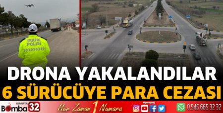 Drona yakalandılar