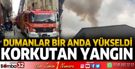 Dumanlar bir anda yükseldi
