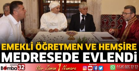 Dündarbey Medresesinde evlendiler