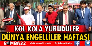 DÜNYA ENGELLİLER HAFTASI BAŞLADI