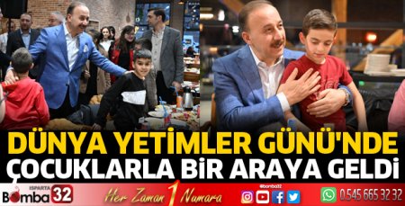 Dünya Yetimler Günü'nde çocuklarla bir araya geldi