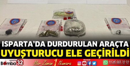 Durdurulan araçta uyuşturucu ele geçirildi 2 gözaltı 