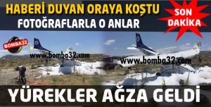 DÜŞMEDİ, ZORUNLU İNİŞ YAPTI!