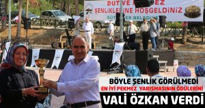 Dut ve Pekmez Şenliği düzenlendi