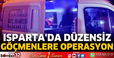 Düzensiz göçmenlere yönelik operasyon