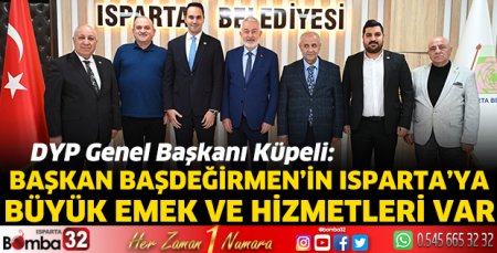 DYP Genel Başkanı Küpeli Başkan Başdeğirmen'i ziyaret etti