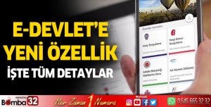 E-Devlet'te yeni özellik