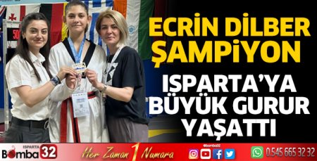 Ecrin Dilber şampiyon oldu